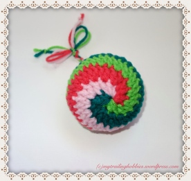 Spiral Crochet Crochet Classic Ornament Crochet Snowball Christmas Ornament Crochet Baubles