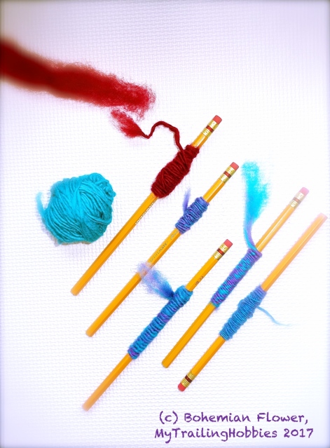 Spinning Yarn on a Pencil 8