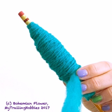 Spinning Yarn on a Pencil